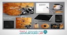 دانلود تصاویر وکتور ست اداری، سربرگ، بروشور، کارت پرسنلی و ... - Stationery Design Of Templates