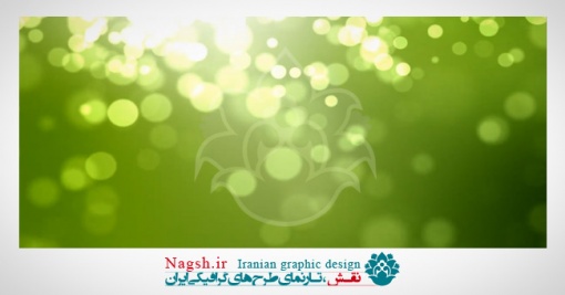 دانلود ویدئو کلیپ بکگراند سبز با ذرات نور