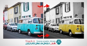 آموزش فتوشاپ - تغییر رنگ اجسام در فتوشاپ