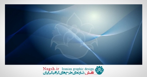 دانلود ویدئو کلیپ بکگراند انتزاعی آبی (Blue Riband Background)